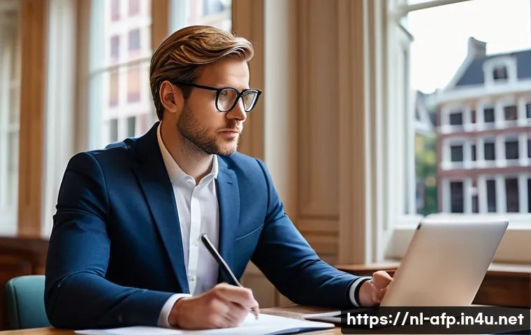 자산관리사로 성공적인 경력 쌓기 - **Prompt 1: "The Trusted Advisor in a Modern Dutch Office"**
    A professional, diverse wealth mana...